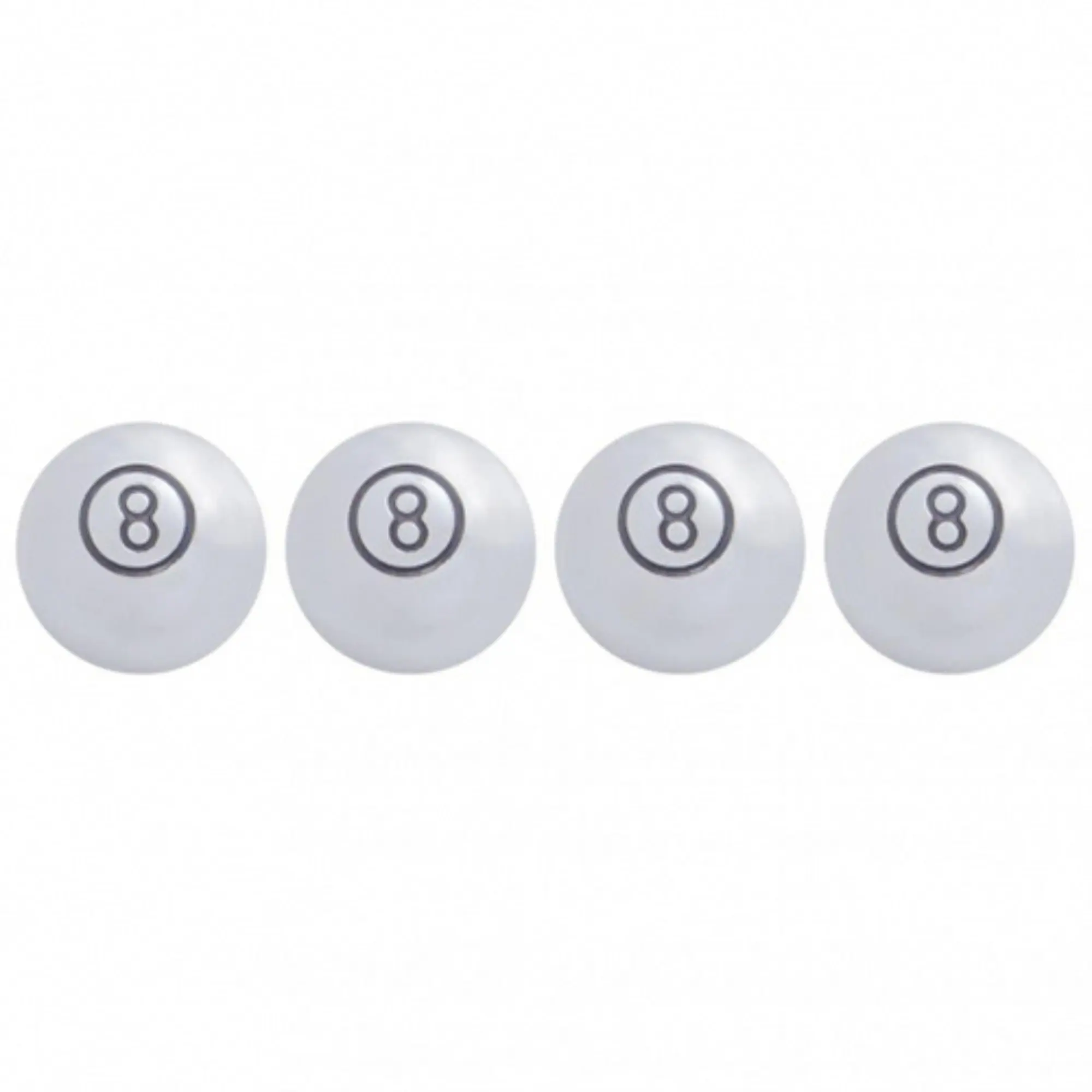 United Pacific 69978 – Chrome Large "8" Ball Valve Caps