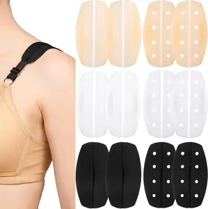 12Pcs Silicone Bra Strap Cushions, Non-Slip Shoulder Pads to Prevent Slipping & Ease Shoulder Discomfort, Soft Gel Strap Holders for Women