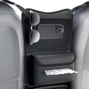 Car Seat Gap Purse Holder Leather - Between Seats Organizer, Automotive Storage for Phone Keys & Daily Essentials
