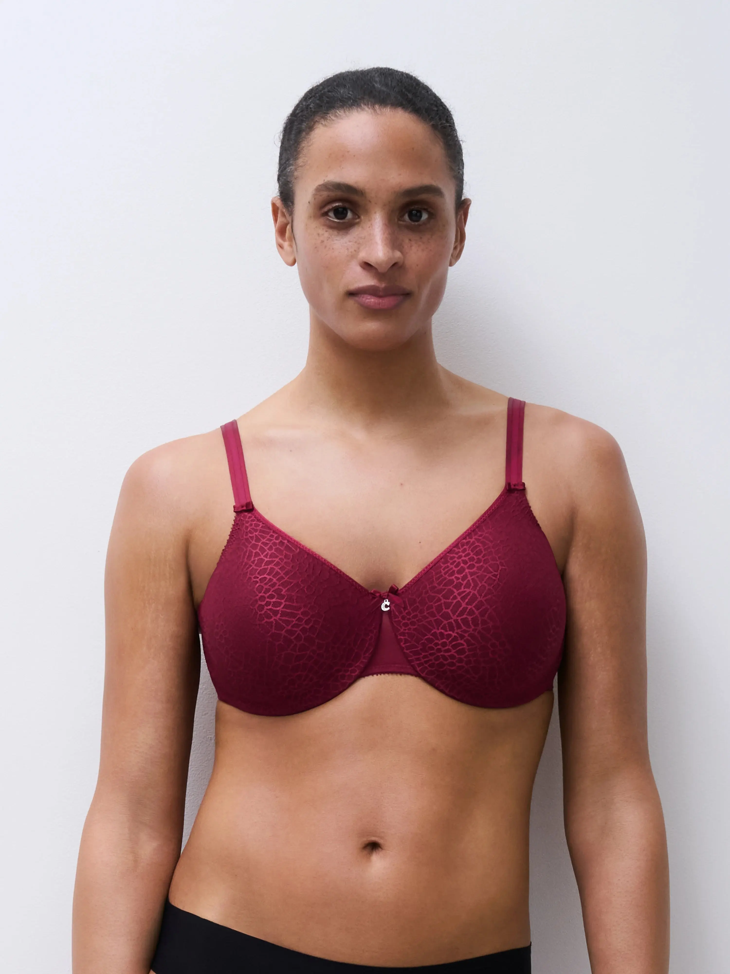 Chantelle C Magnifique Molded Underwire Bra - Raspberry/Sedona