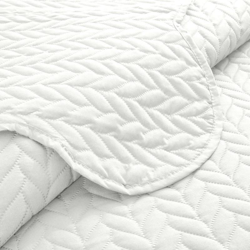 【 Jumpstart Sale 】Imperial Homeware 3 Pcs Quilted Bedspread Bedding Set Reversible Microfiber Coverlet with Pillow Shams for Summer - Lightweight Embossed Design Smooth & Skin Friendly Twin size (Include 1 Pillow Sham), Queen, King & California King Size
