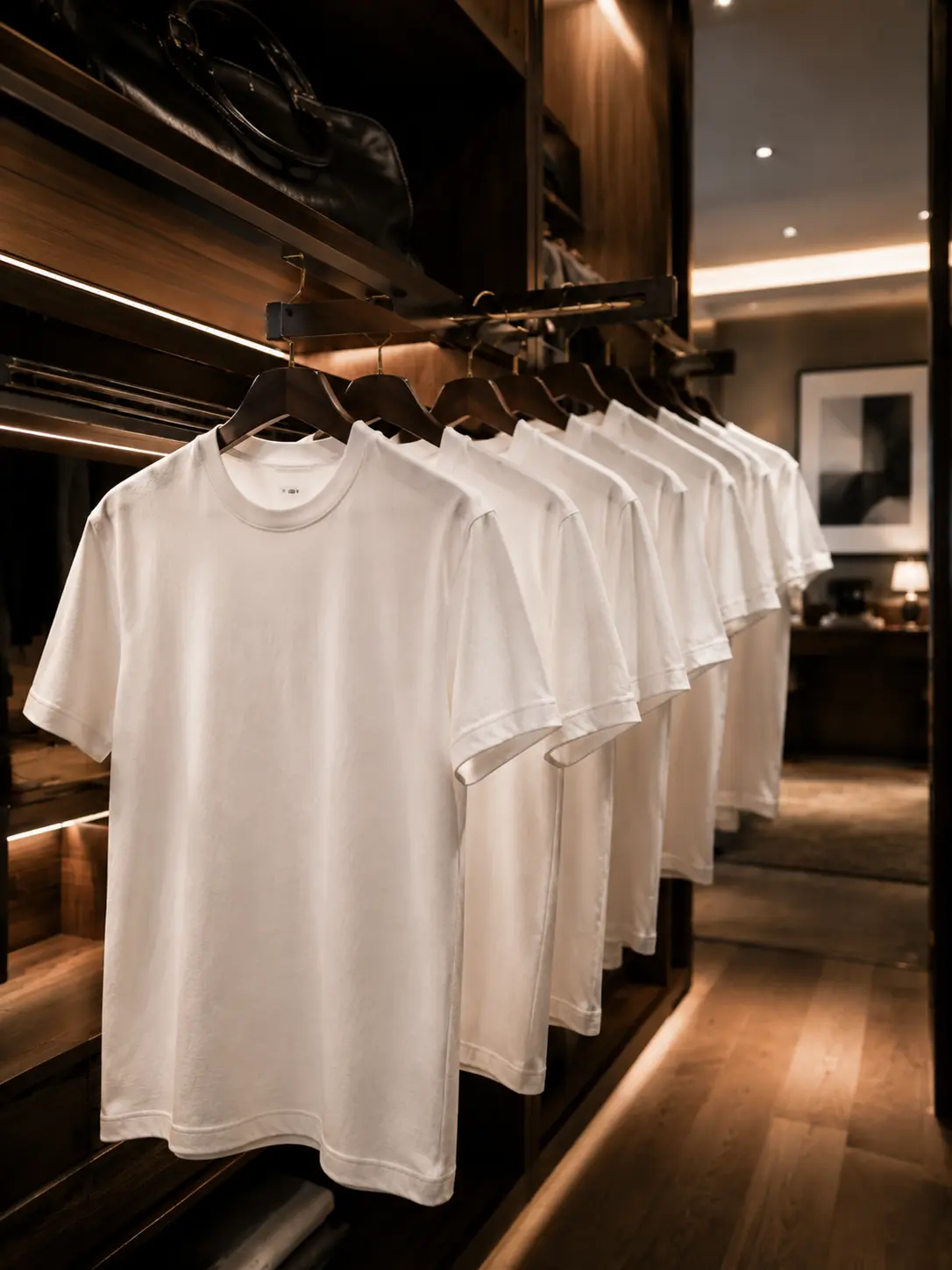 Men's Premium Solid White Crew Neck Short Sleeve T‑Shirt,Loose Fit Soft Breathable Cotton Basic Plain Tee,Versatile Casual Top For Daily Home Streetwear Summer Outfit For Men