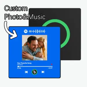 【Customization】Custom Music Fridge Magnet with Photo Music Code New 4.0 Upgrade Album Fridge Magnet That Can Be Played Colorful with Frame