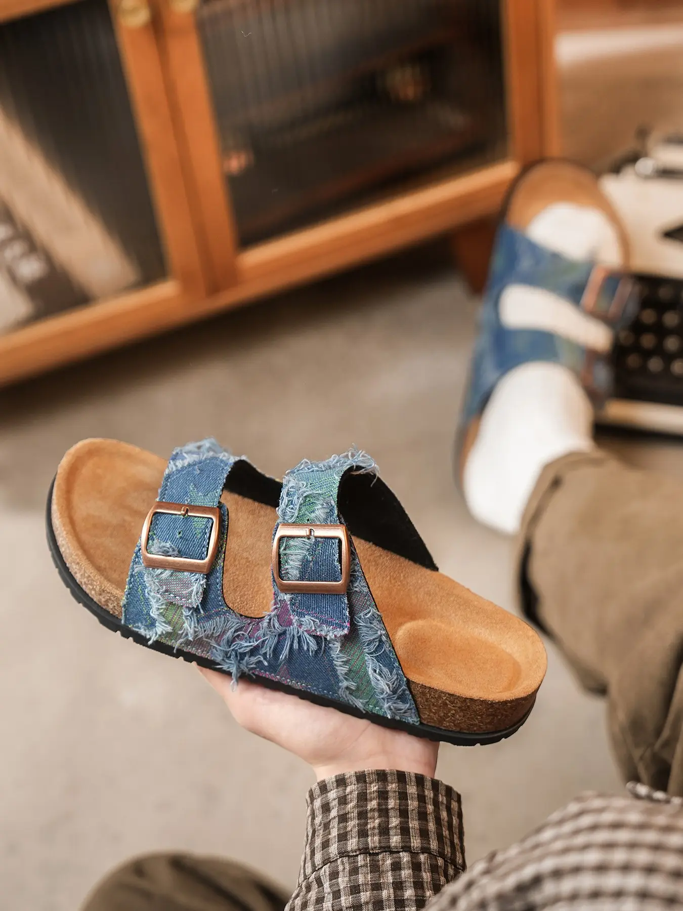 Unisex Anti-Slip Casual Non Slip Sandals with Arch Support, Adjustable Buckle Design, Comfortable Summer Outdoor Shoes, Perfect for Beach Use, Affordable Sandals, Footwear