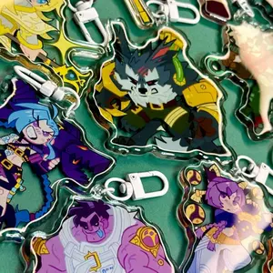 12 Ops League of Legends Arcane 2XKO Acrylic Keychains