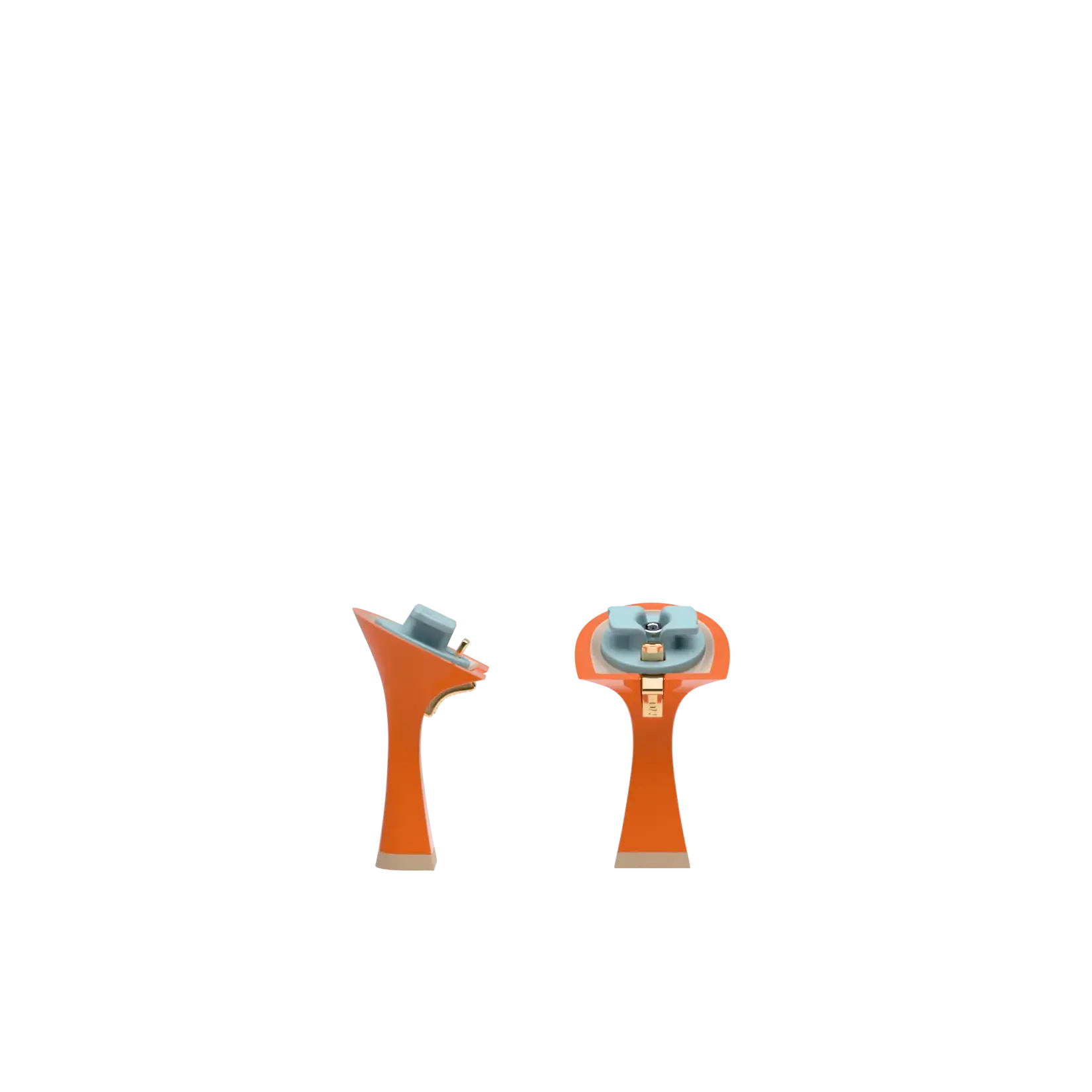 Flare Stiletto Heel Kit 4 Tangerine