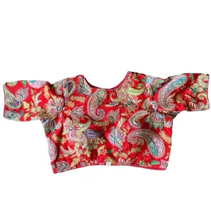 Rajasthani embroidery blouse size Boat neck 40