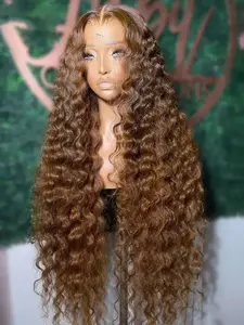 Women's Natural Curly Glueless Wig, 26 Inches 180% Density, Synthetic Lace Front, No Glue, Daily Use, Soft and Stylish, All Seasons