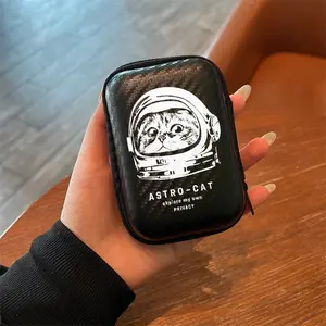 Star Dust Pattern Eva Hard Case Storage Box, Essential Office & Travel Organizer, Durable Mesh Pocket Design, Portable Accessories Holder