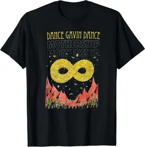 100% Cotton Dance Gavin Dance Mothership graphic design T-Shirt