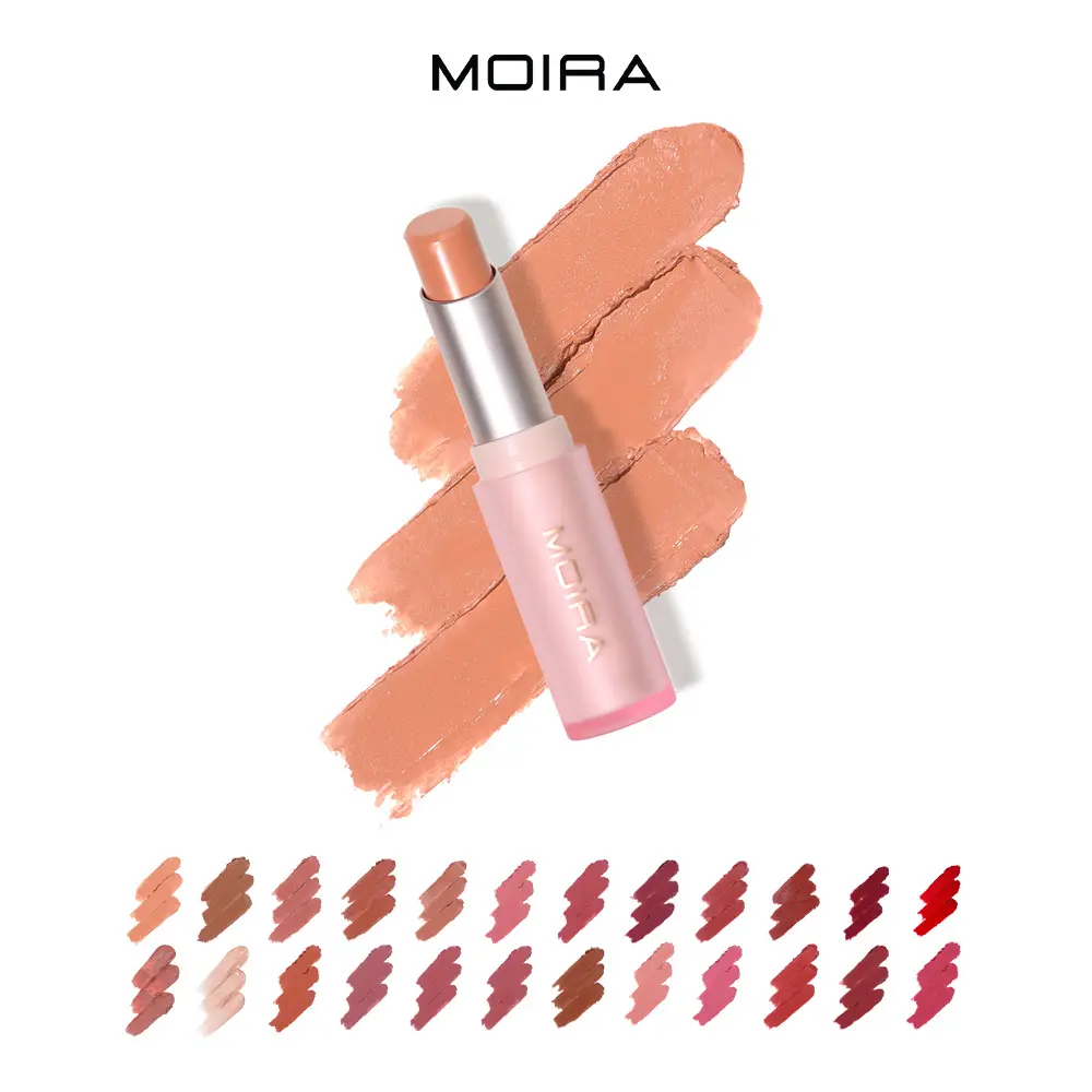 MOIRA | Signature Lipstick | Creamy Moisturizing Lip Color with Glossy Finish | Lightweight & Comfortable Wear