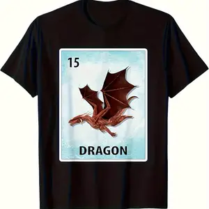 Dragon & Periodic Table Graphic T-Shirt Unisex