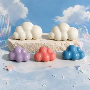 Handmade Mini Cloud Taba Squishy Pack - Sensory Stuff, Fidgets Squishies, Stress Relief Fidget Toy pure color new Textured Relaxing
