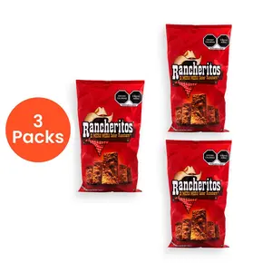 Sabritas Rancheritos Chips 145 g - 3 bags Snack Crispy Crunchy Flavor