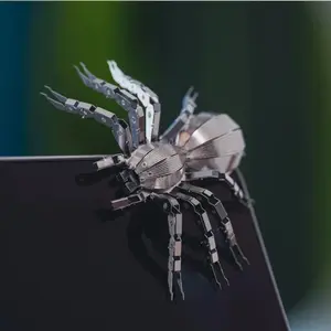 Adult Model Kit 3D Metal Model Puzzle Set Desktop Decorative Ornament For Model Builders and Collectors Spider