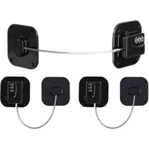 Refrigerator Lock Fridge Locks for Kids Child Safety Cabinet Locks for Cabinets Closets Drawers Window Appliances