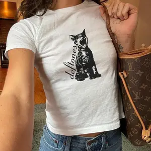 Deftones Cat Around the Fur Shirt Baby Tee - Vintage Graphic Deftones Tee, Grunge Streetwear