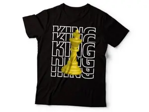 Black King Art Design T-Shirt
