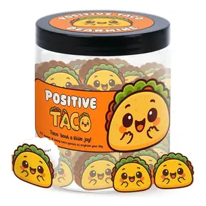 Positive Taco Jar – 60 Affirmation Cards Emotional Support Taco Gift Set