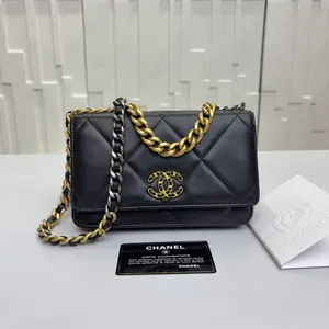 Pre-owned CHANEL Leather Shoulder Bags 19 WOC Bag #C13346807271 A120