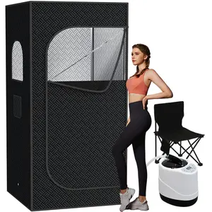 Upgraded Portable Steam Sauna Box – Home Spa for Relaxation, Detox & Stress Relief with Steamer