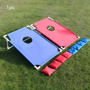 2025 Portable Sandbag Toss Game Set | Foldable, Durable, 6 Sandbags Included - Red & Blue, Perfect for Family Outdoor Parties, Camping, Backyard Fun & Holiday Gifts