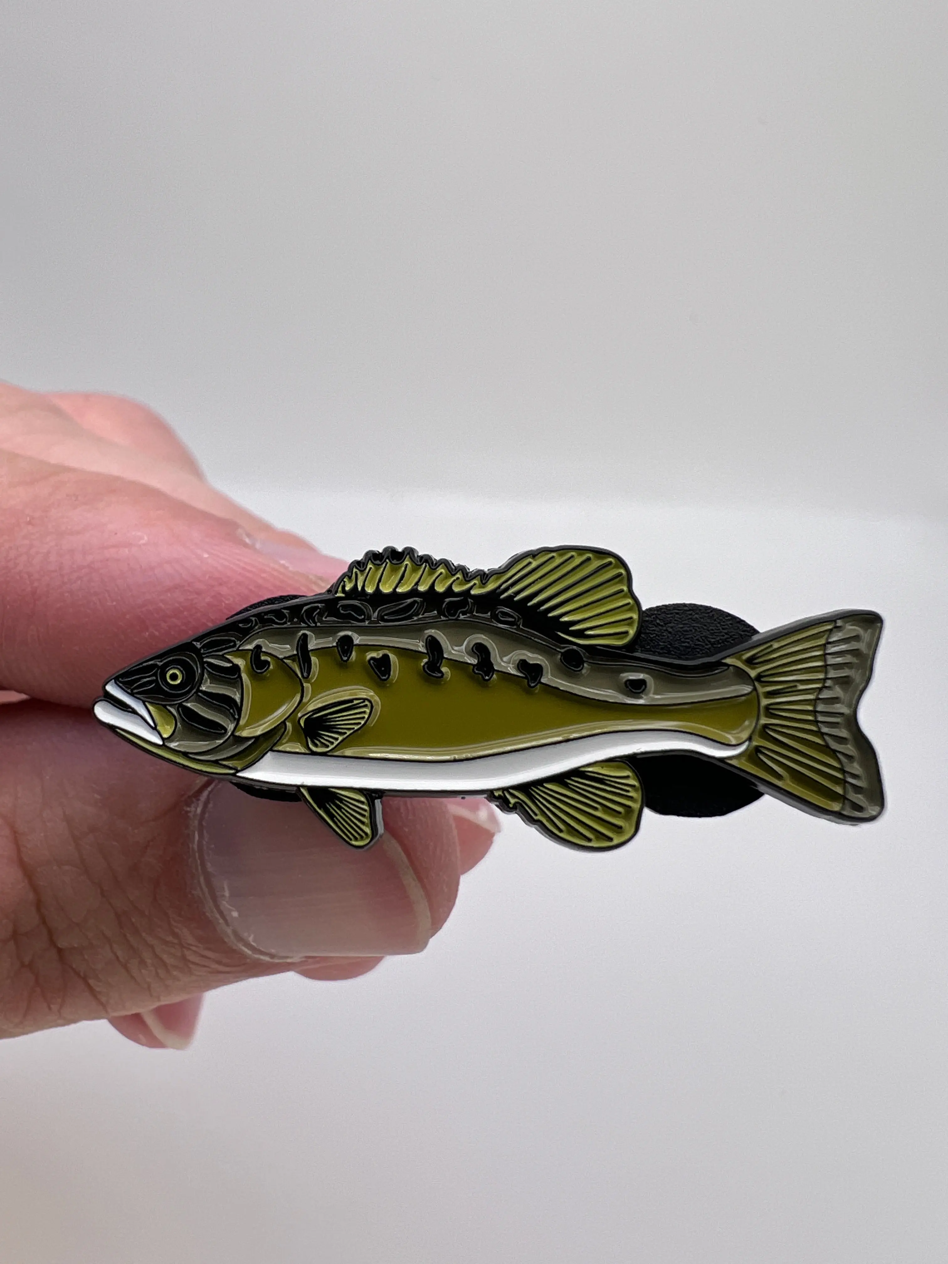 Smallmouth Bass - Fish Pin with Gift Box