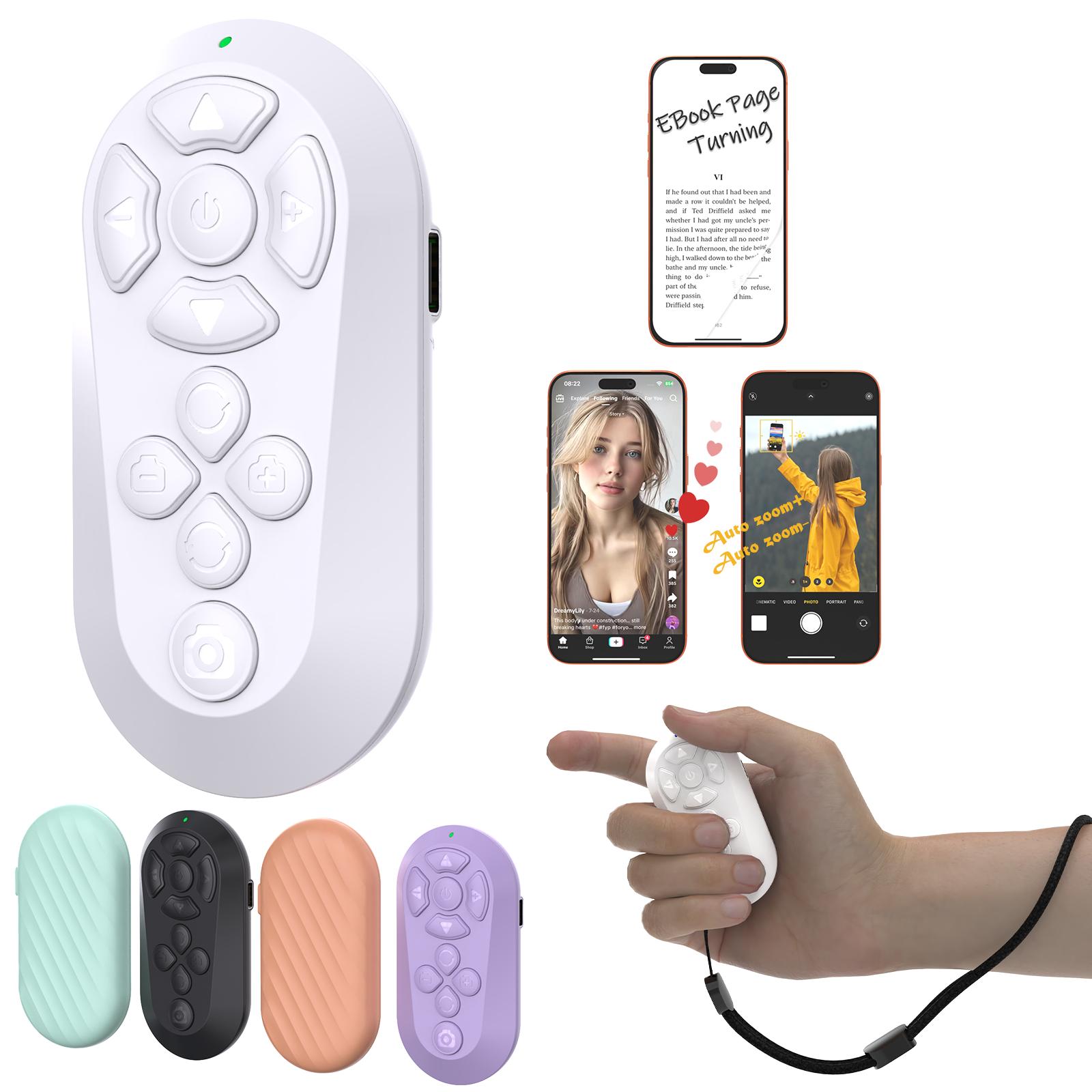 TikTok Scrolling Remote 2026 Page Turner Camera Shutter for iPhone & Android