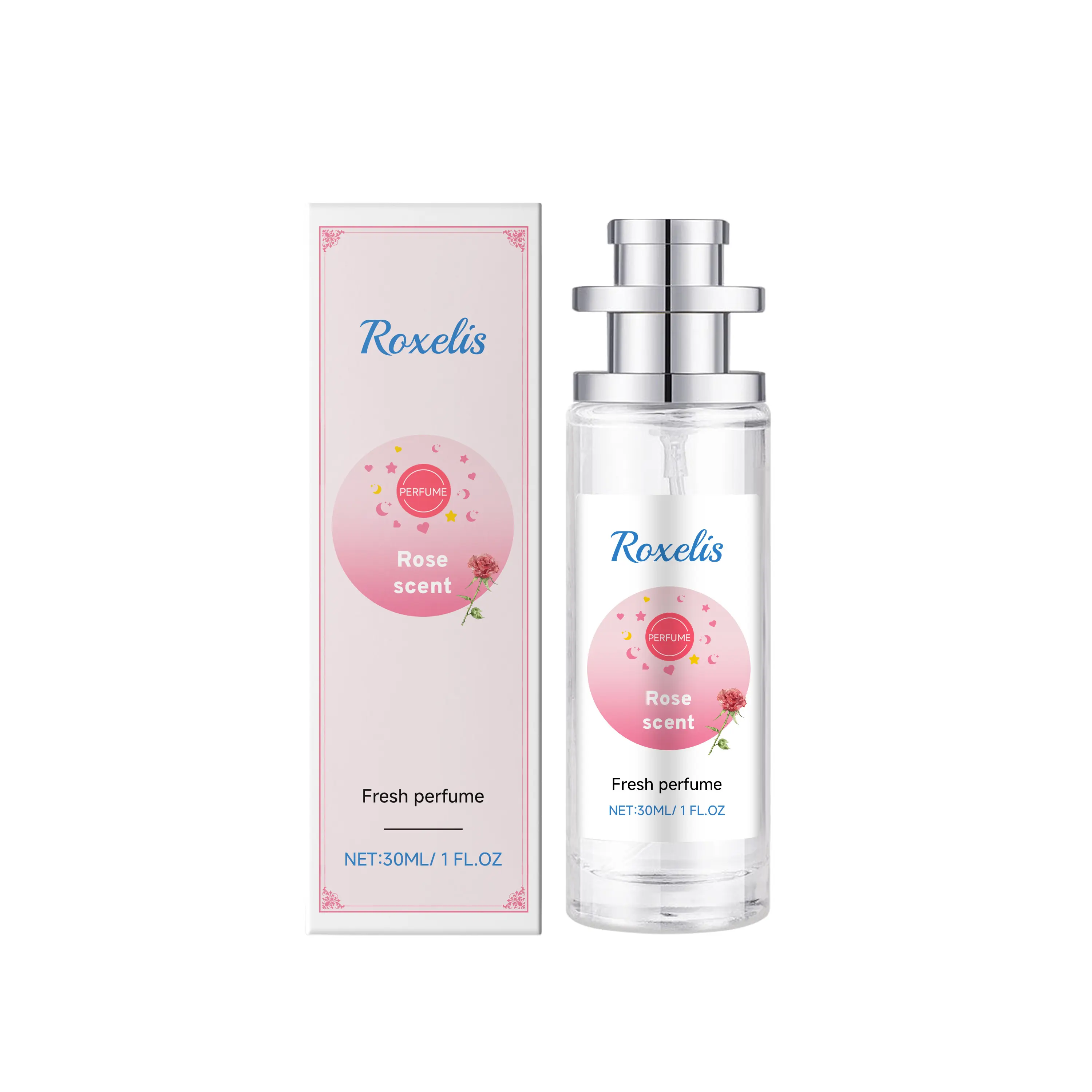 Women's Rose Pagoda Perfume - 30 ml Bottle, Floral Scent for Fragrance Lovers, Long-Lasting, Elegant, Fresh, Unique Charm Temperament