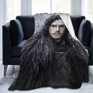 Jon Snow Blanket Throw Bedding Room Decor Flannel Blankets for Bed Sofa 40"x30"