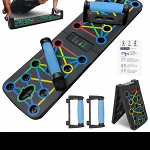 Portable Multi-Function Foldable Pushup Fitness Stand for Men & Women - Home Gym Workout Equipment