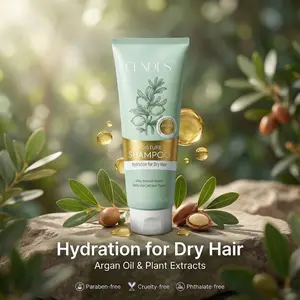 CENDES Organic Argan Oil Moisture Repair Shampoo | Anti-Dandruff Haircare | Plant-Based Formula | Deep Repair & Hydration Lock | Colored Hair Safe | Frizz Control & Breakage Reduction | 8fl.oz / 238ML