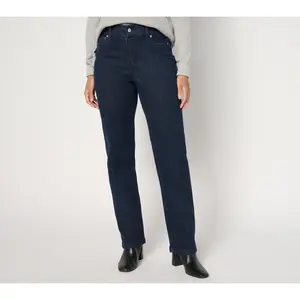 Denim & Co. Tall Indigo '94 Fit Easy Stretch Relaxed Jean