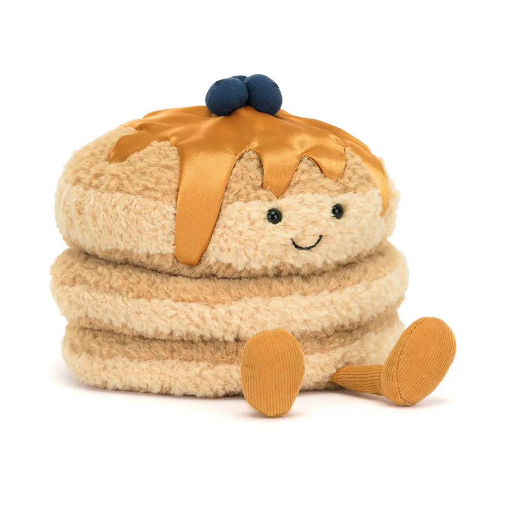 JellyCat Amuseables Fran Pancakes Plush Soft Stuffed Breakfast Food Toy Gift