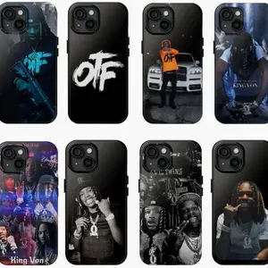 King Von Collection phone case Compatible with iPhone X, 11, 12, 13, 14, 15, 16, 17 Series & Samsung Galaxy S21, S22, S23, S24, S25 Series