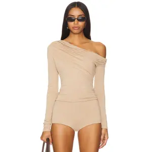 AFRM Bria Top in Heather Taupe