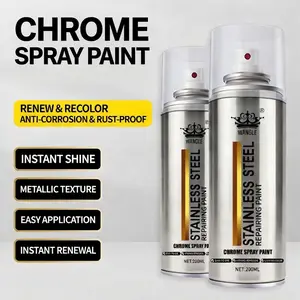 Car Chrome & Stainless Steel Restorer, Magic Metal Polish Rust Remover, Instant Oxidation Repair for Bumpers Grilles Exhaust, Long Lasting Anti-Corrosion Protective Shield, DIY Car Detailing Essentialld