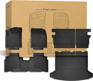 For Honda 2024 2025 2026  Prologue & Chevrolet Blazer EV - All Weather Floor Liners Trunk Mat Back Seat Cover Prologue Accessories Black
