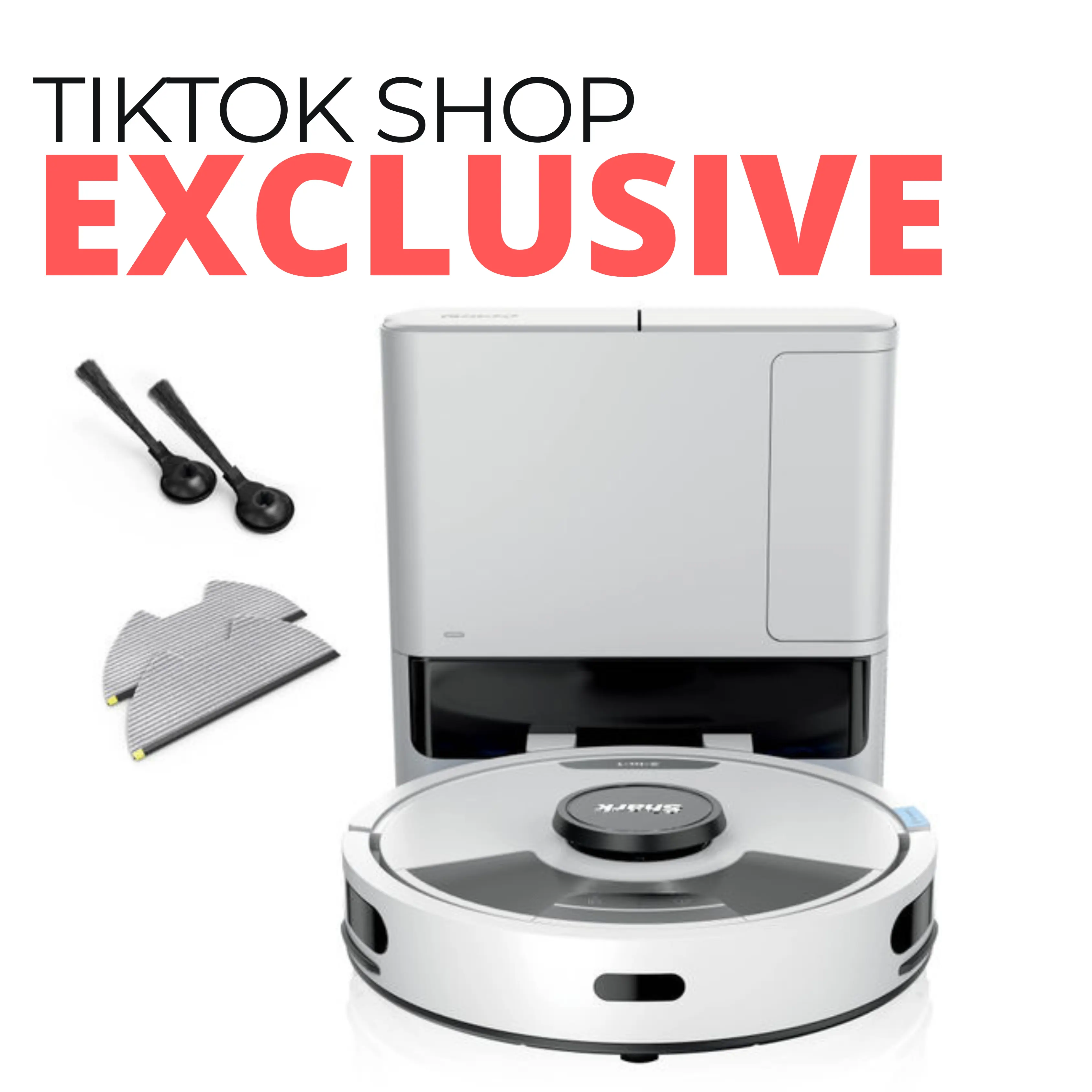 Shark Matrix Plus 2-in-1 Vacuum & Mopping Robot with Self-Empty - RV2630WSWH Shark Matrix Plus 2-in-1 Vacuum & Mopping Robot with Self-Empty - RV2630WSWH