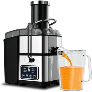 1200W 6-Speed  LCD Screen Centrifugal Juicer with 3.2'' Big Wide Chute,  Juice Extractor Machines Vegetable and Fruit, Titanium  Filter, Easy Clean, ,