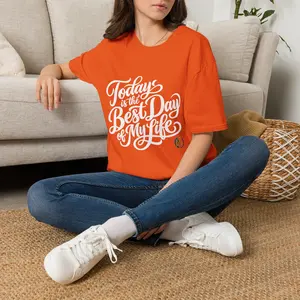 Today Is the Best Day — Morning Mantra Script Tee