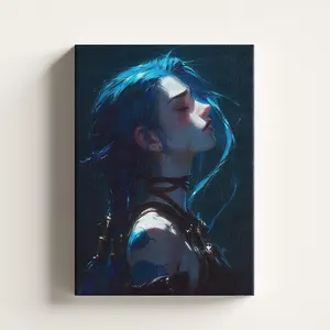 (No Frame) Jinx Arcane Season 2 Game Poster, Jinx Art Movie Tv Series Posters (NO FRAME)