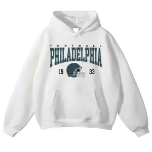 Vintage Philadelphia Football Crewneck Hoodie, Philadelphia Game Day Football Pullover, Vintage Philly Football Top, Vintage Eagle Crewneck Hoodie, Eagle Fan Apparel, Philadelphia Football Long Sleeve Hoodie 4