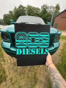 Teal 603 Diesels Logo Tshirt