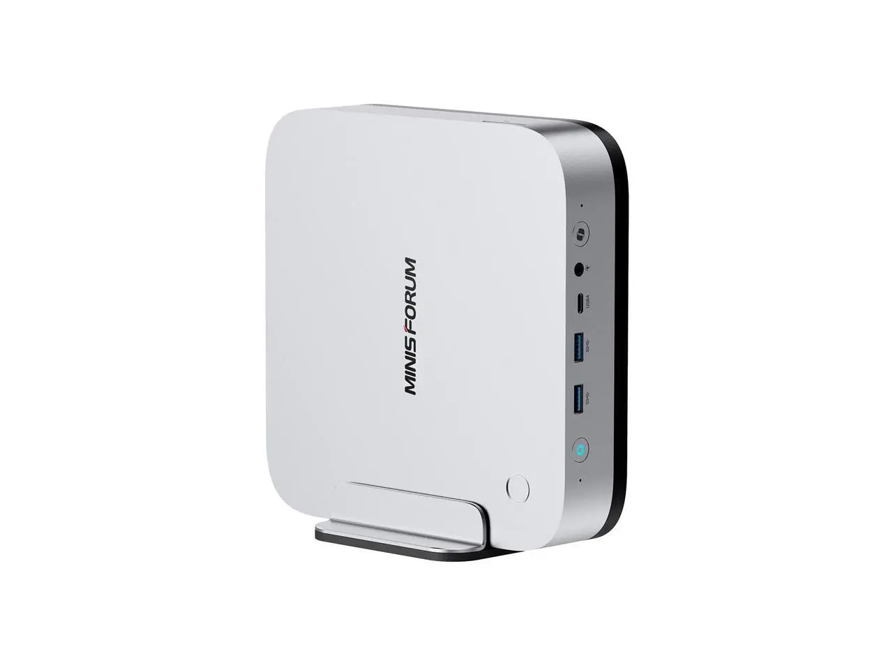 MINISFORUM AI X1 Pro-370 Mini PC AMD Ryzen AI 9 HX 370(12C/24T) 32GB DDR5 1TB SSD Desktop Computer, HDMI|DP|2xUSB4 Output, 2xRJ45 Port, WiFi7, BT5.4, AMD Radeon 890M Graphics, Copilot Support AI PC