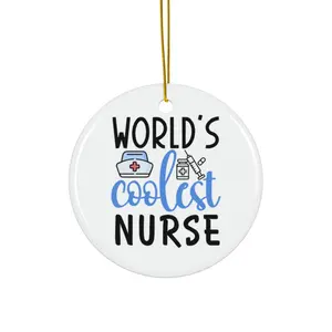 Worlds Coolest Nurse Ornament