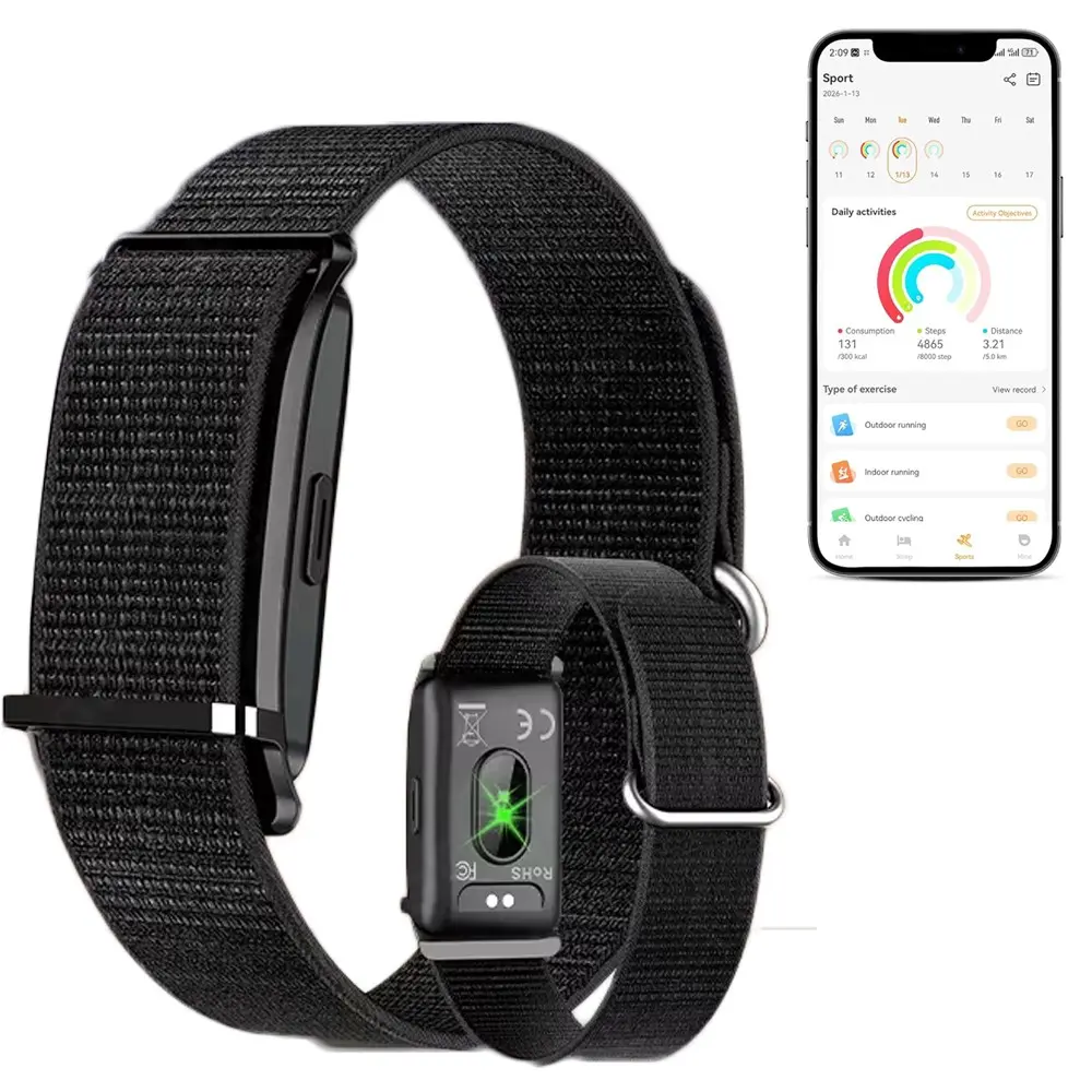 Men’s Smart Bracelet ,Multiple Sport Modes Fitness Tracker, Adjustable Strap,IP68 Waterproof, 140Mah Battery ,Ultra-weight Wearable,Free APP, Sleep Tracking, Compatible for Android and IOS Phones