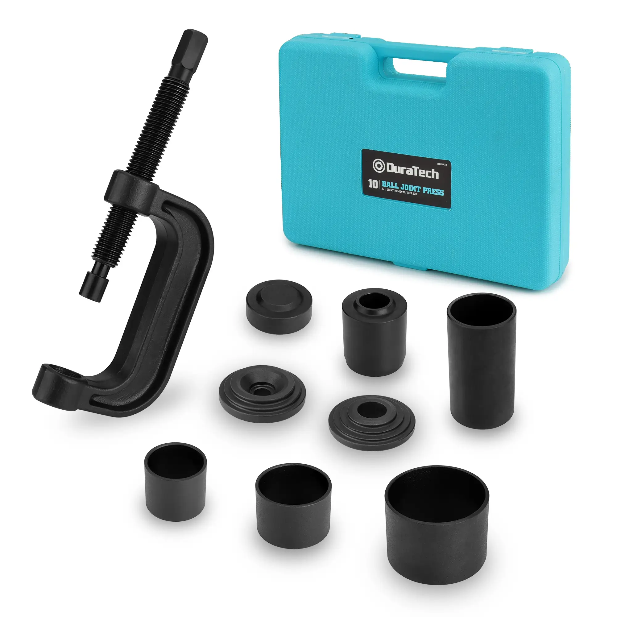 #FallDealsforYou DURATECH Heavy Duty Ball Joint Press & U Joint Removal Installer Tool Kit with 4X4 Adapters, for Most 2WD and 4WD Cars and Light Truc