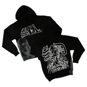 Trendy S-DL Black Hoodies, Daily Wear Outdoor Wear, 3D Printed Sport Outfit, Unisex Clothing, Birthday's Gift, Gift For Him, Gift For Her