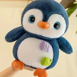 SUZYRBISG Cute Penguin Plush Doll - Soft Stuffed Animal with Adorable Penguin Hugging Doll, Cozy Bedtime Companion for Boys & Girls, Penguin-Themed Party Decor, Birthday & Gift (Multicolor) - for, for Home Decorations